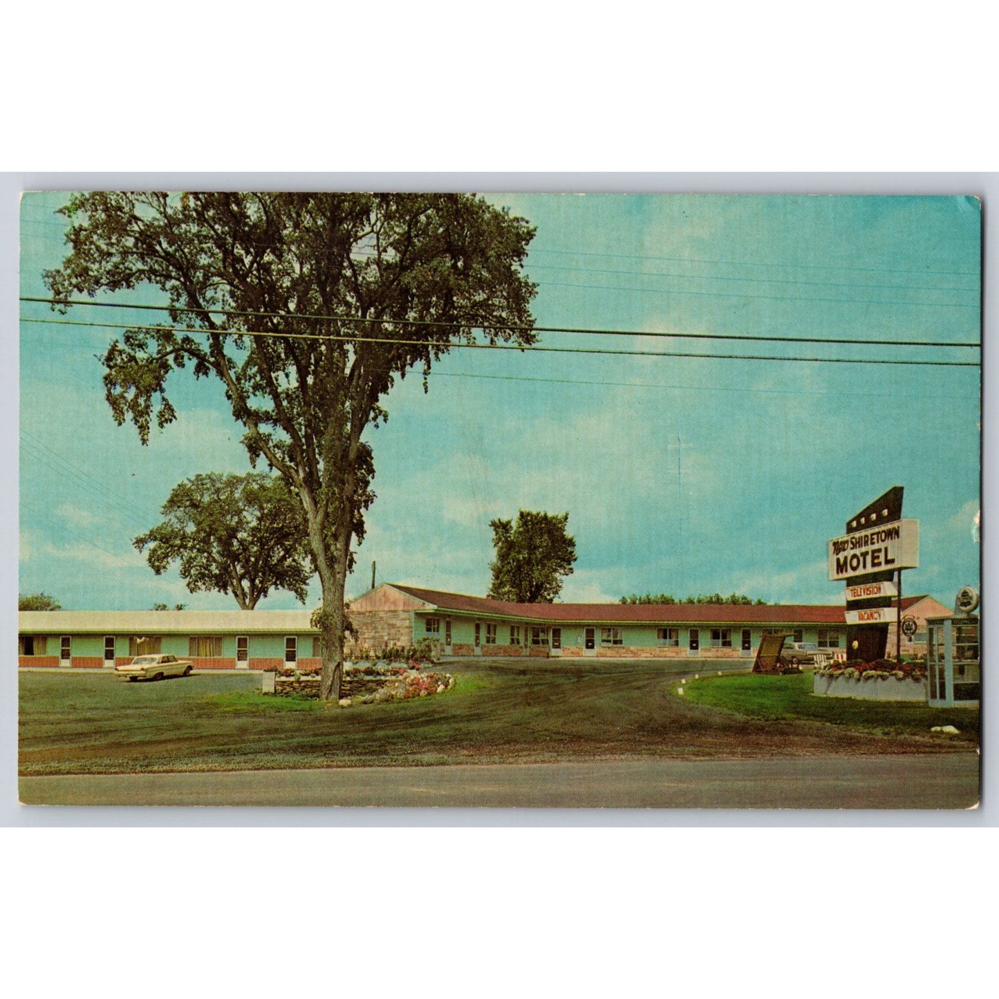 Houlton ME Maine New Shiretown Motel Hotel Chrome Postcard Unused