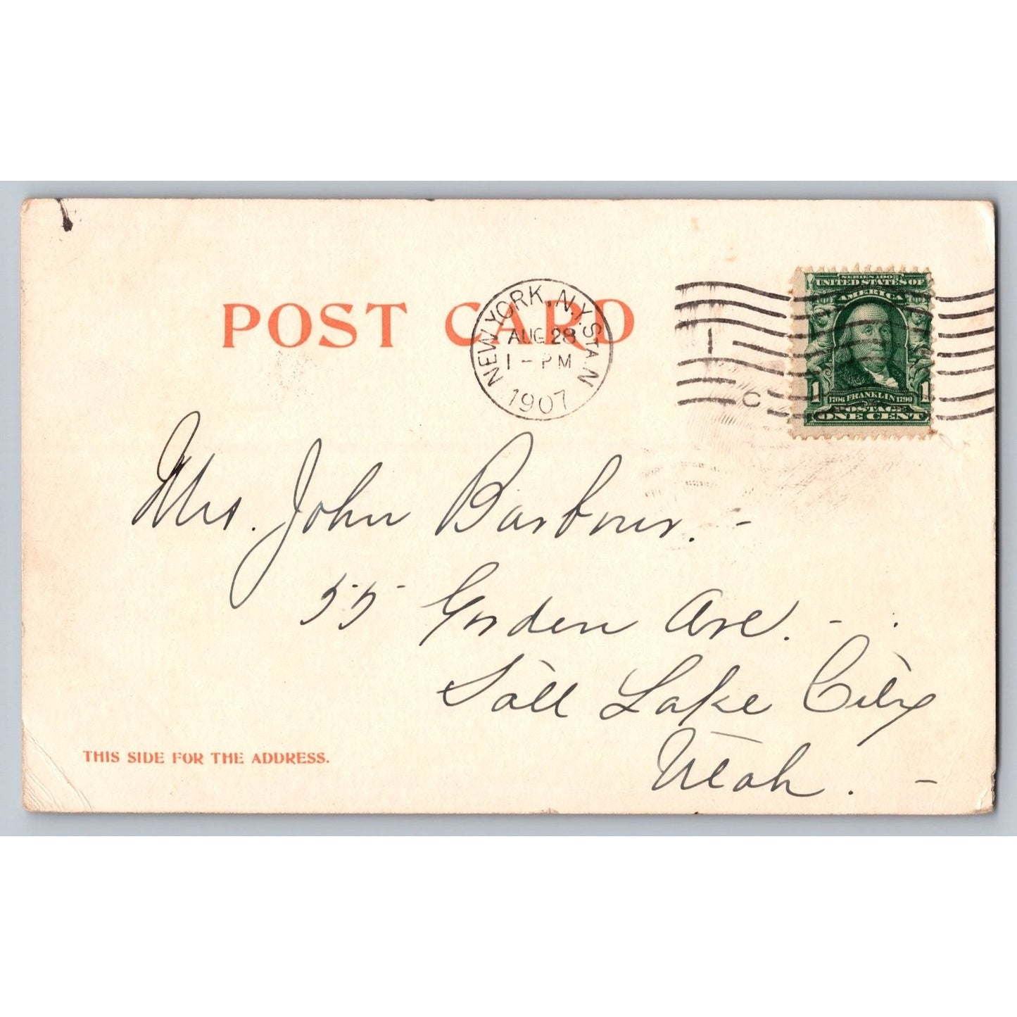 New York City NY Produce Exchange 1904 Undivided Postcard Used Detroit