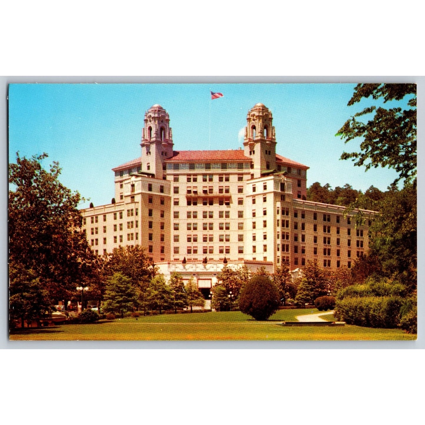 Postcard AR Arkansas Hot Springs The Arlington Hotel Chrome