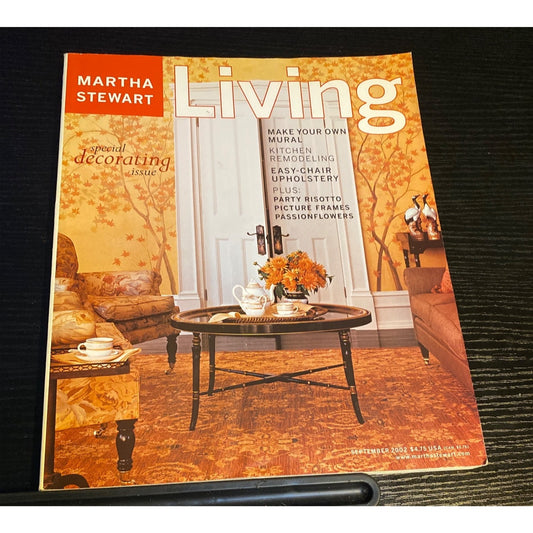 Martha Stewart Living Magazine #106 September 2002 Special Decorating Issue