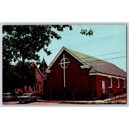 Rehoboth Beach DE Delaware Epworth Methodist Church 1960s Chrome Postcard Unused