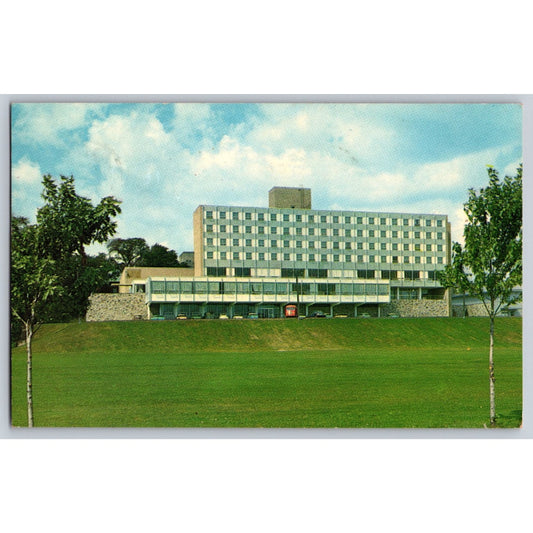 Racine WI Wisconsin John G Pershing Park YMCA 1961 Chrome Postcard Used