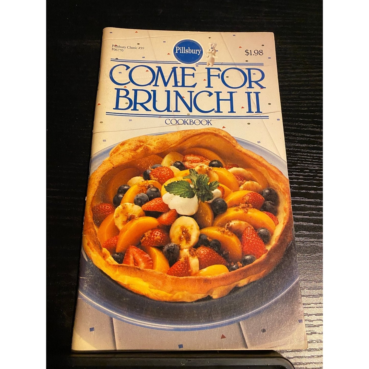 Pillsbury Classic Cookbook Booklet 1984 Come For Brunch II Recipes