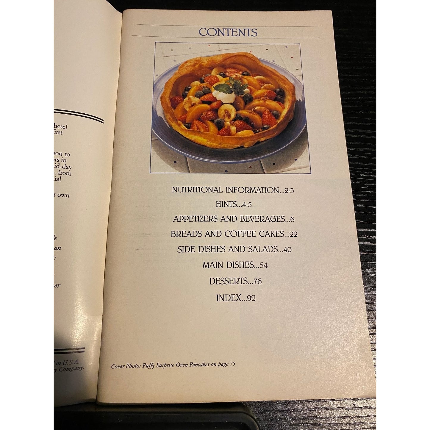 Pillsbury Classic Cookbook Booklet 1984 Come For Brunch II Recipes