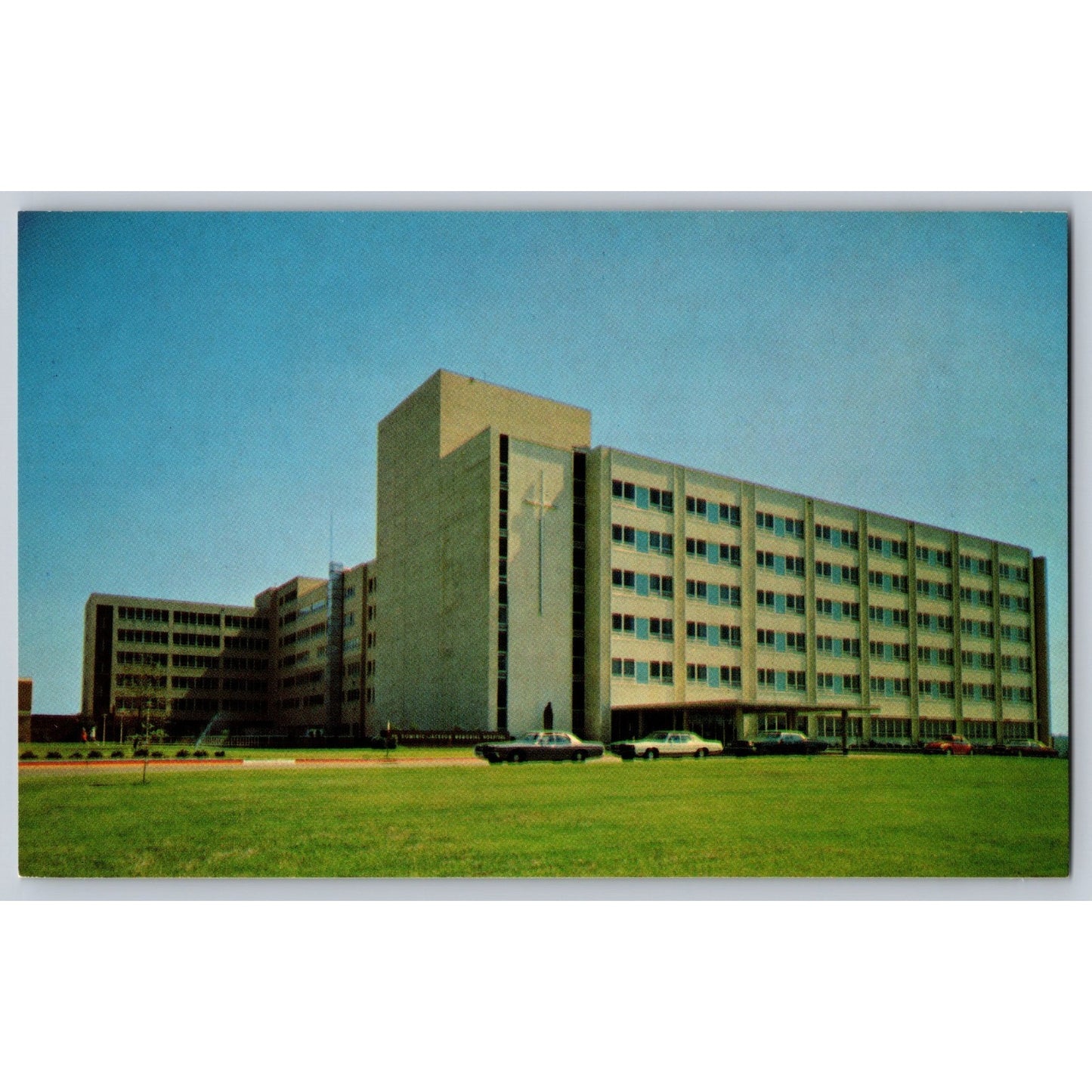 Jackson MS Mississippi St Dominic Health Services Chrome Postcard Unused