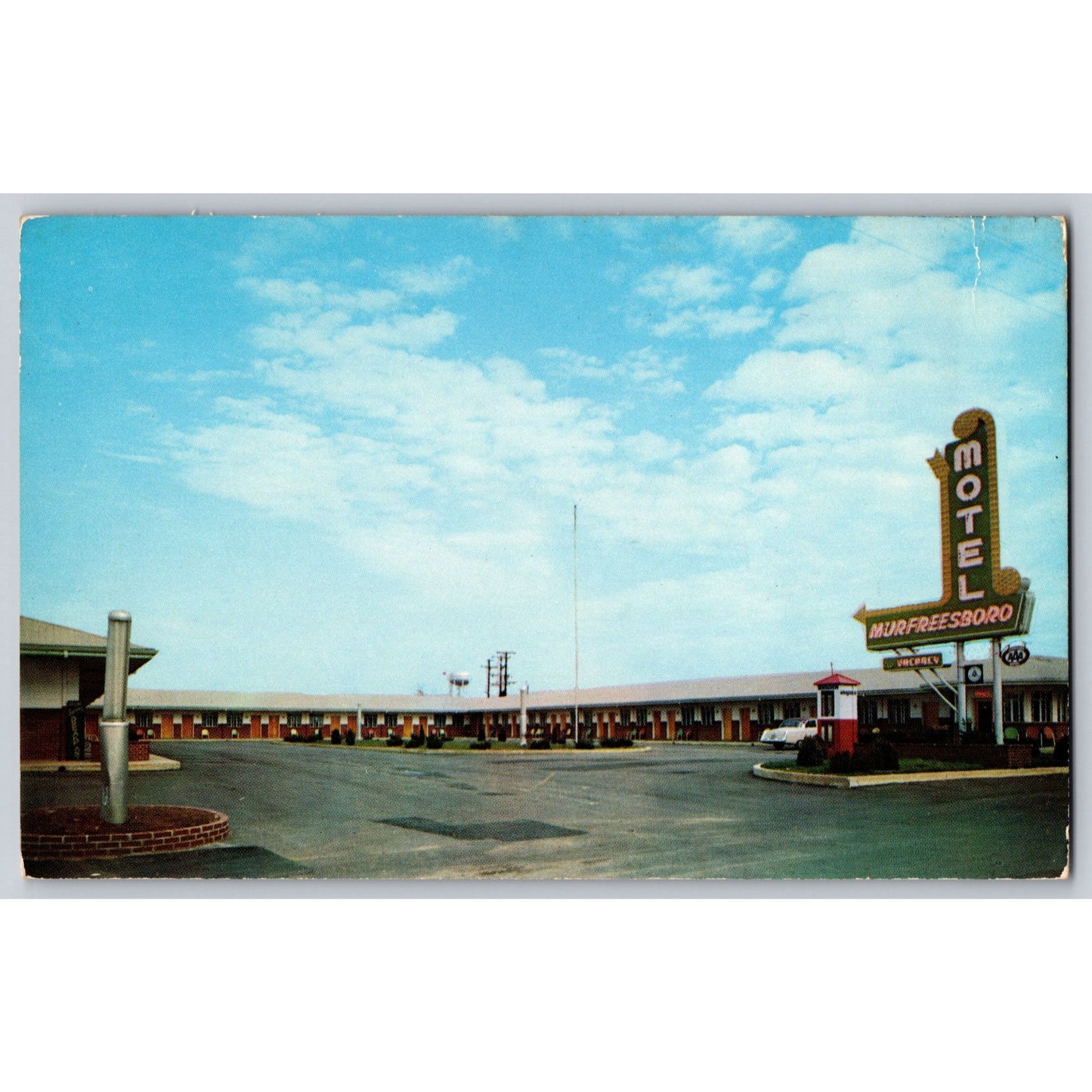 Murfreesboro TN Tennessee Murfreesboro Motel Chrome Postcard Unused