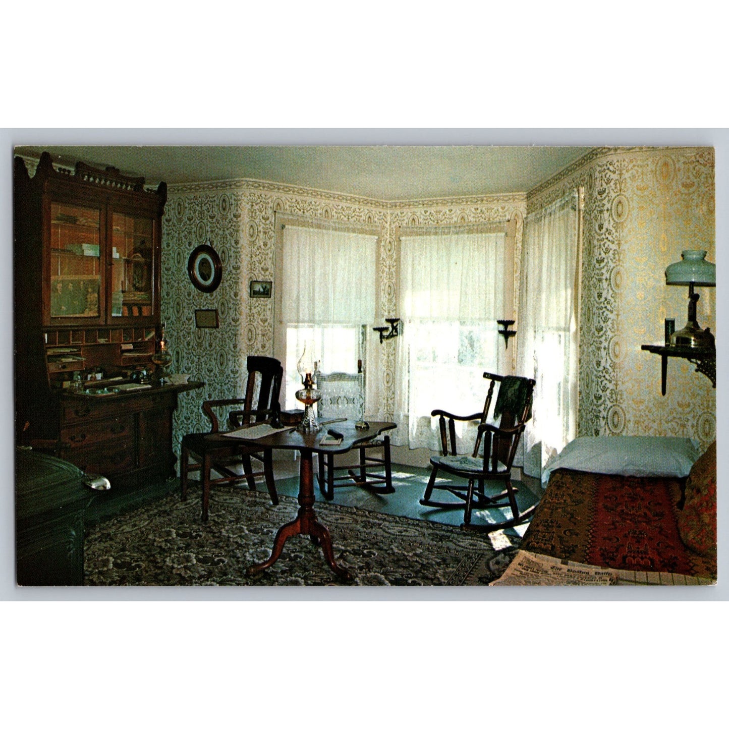 Plymouth VT Vermont President Coolidge Homestead 1950s Chrome Postcard