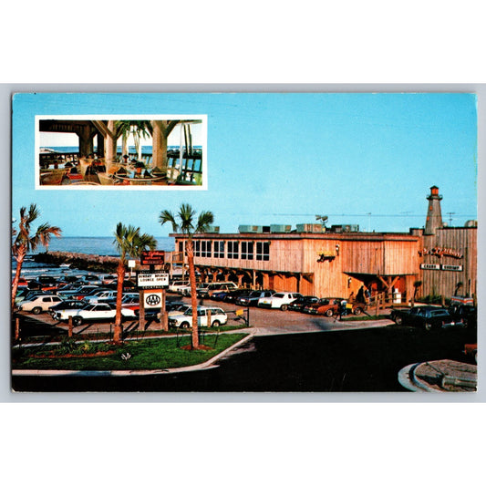 Virginia Beach VA Virginia The Lighthouse Restaurant 1980s Chrome Postcard