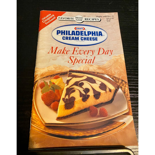 Favorite Recipes Cookbook Booklet 1996 Cream Cheese - Make Every Day Special