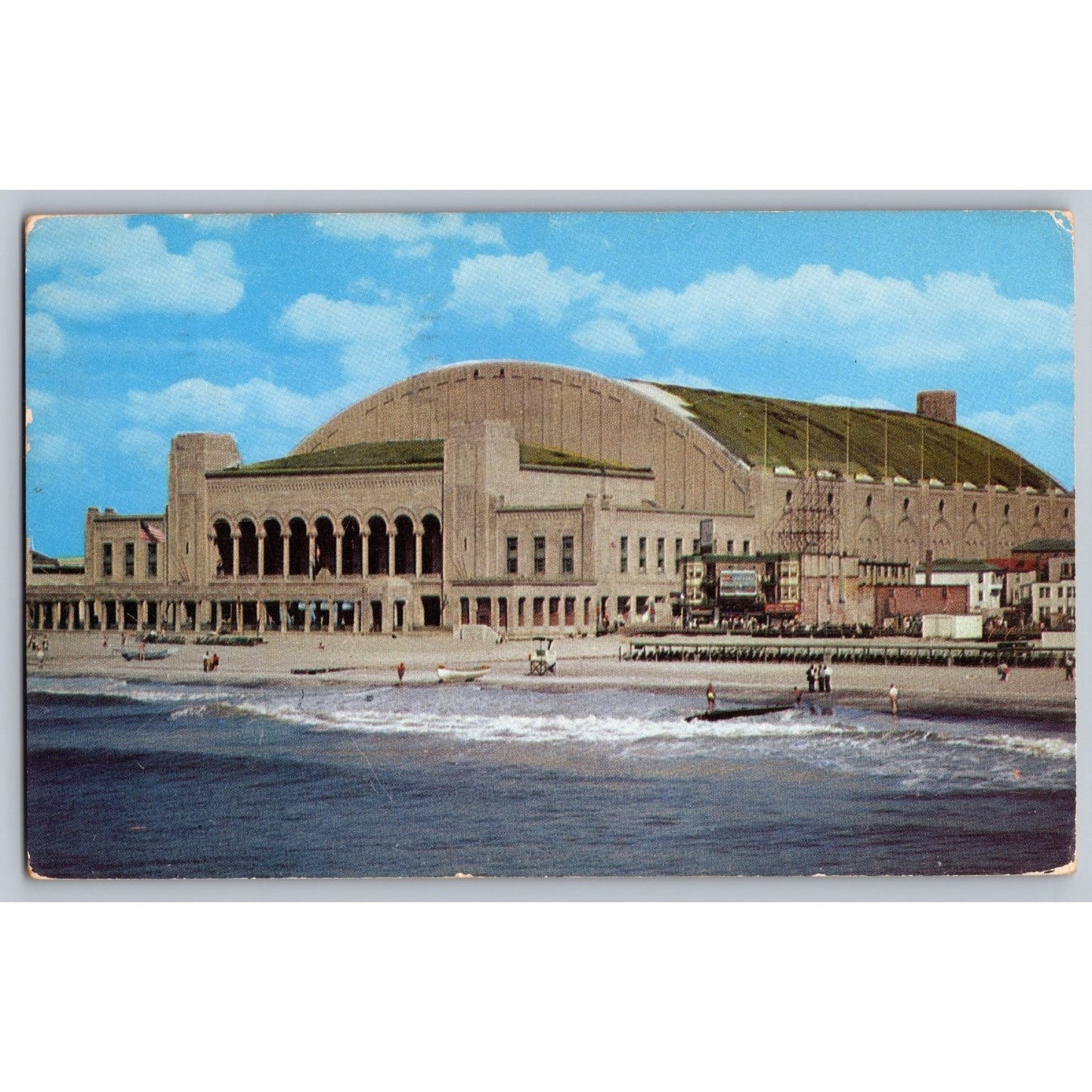 Atlantic City NJ New Jersey Convention Hall Chrome Postcard