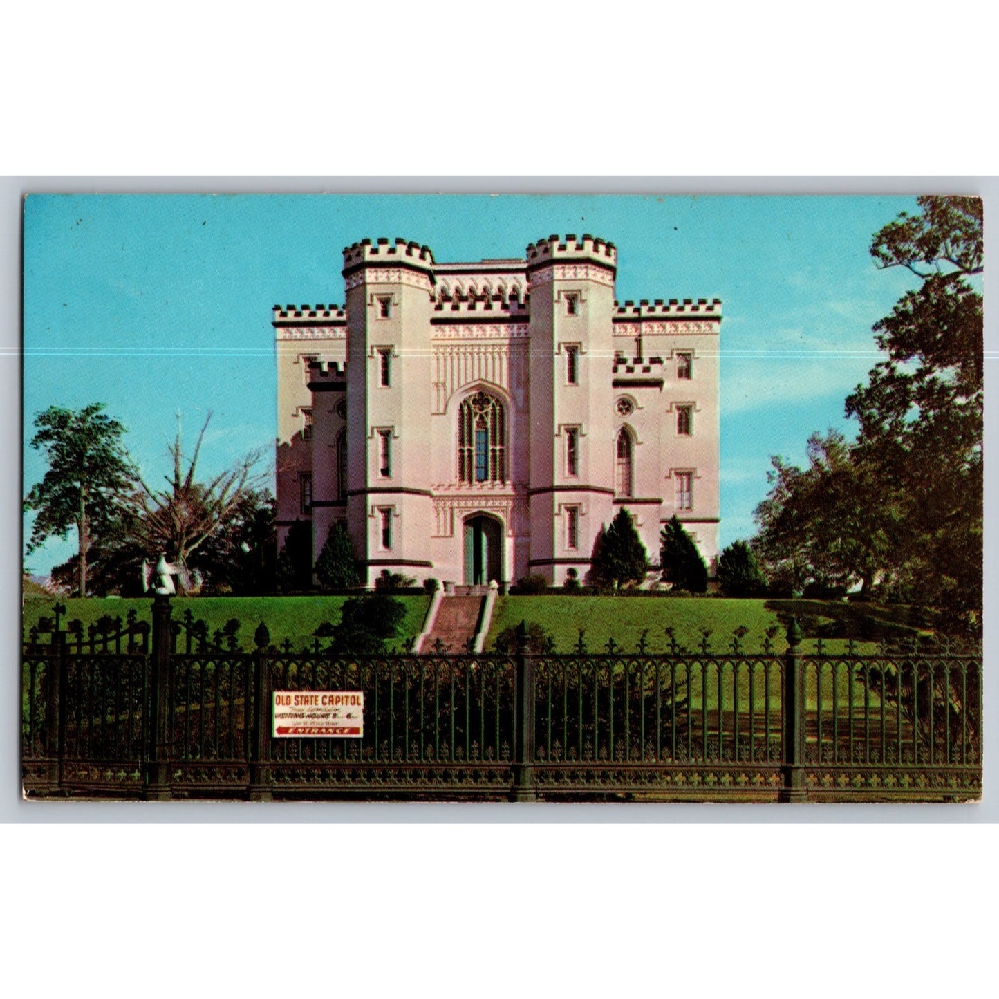 Baton Rouge LA Louisiana Old State Capitol Chrome Postcard Unused
