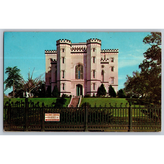 Baton Rouge LA Louisiana Old State Capitol Chrome Postcard Unused