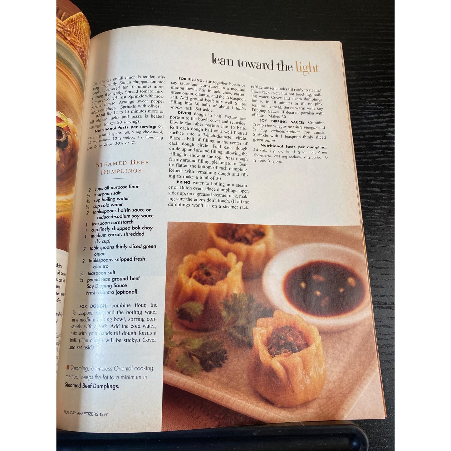 Better Homes & Gardens Holiday Appetizers Cooking Magazine 1997 Special Issue