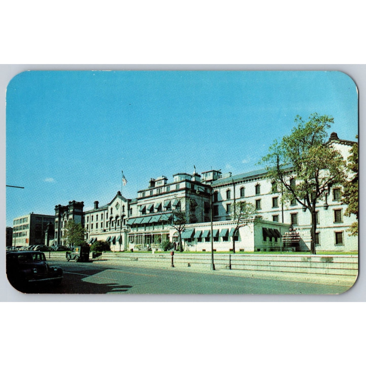 Columbus OH Ohio State Penitentiary Chrome Postcard Unused Camera Shop