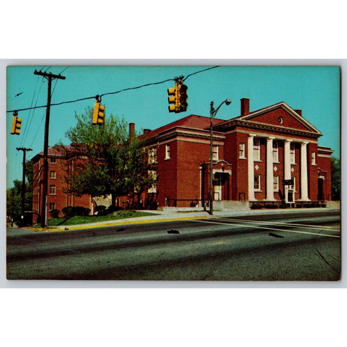 Spartanburg SC South Carolina Calvary Baptist Church 50s Chrome Postcard Unused