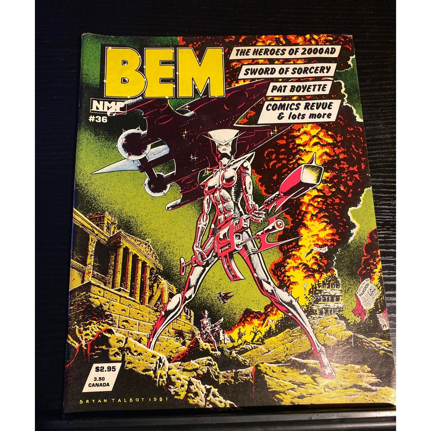 BEM #36 Comic Book British Fanzine 1981 New Media Publishing Heroes Of 2000AD