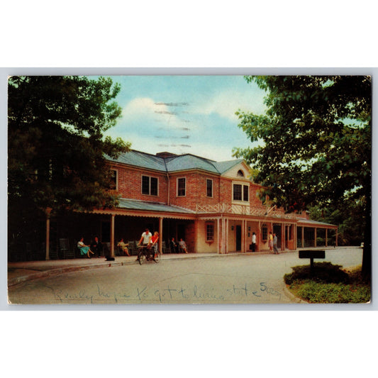 Williamsburg VA Virginia Lodge Colonial Era 1958 Chrome Postcard Used