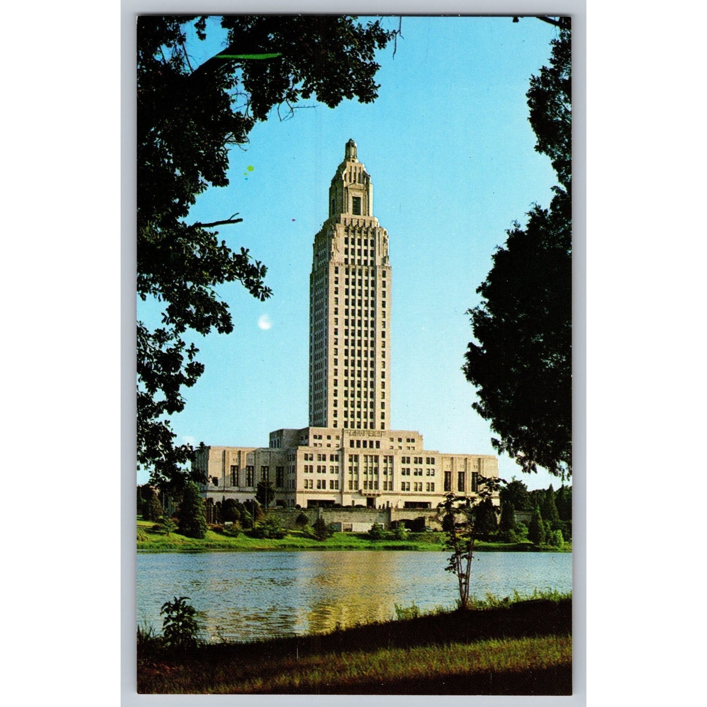 Baton Rouge LA Louisiana State Capitol Chrome Postcard Unused