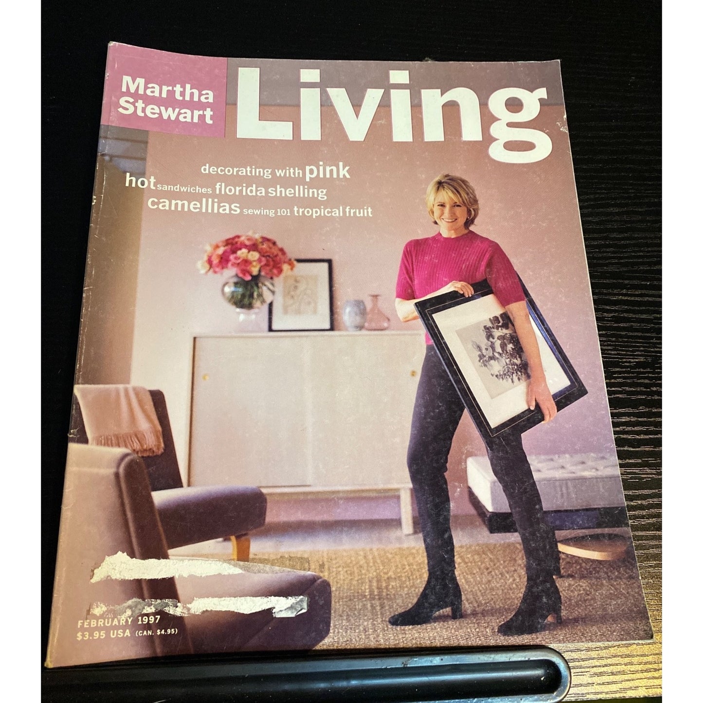 Martha Stewart Living Magazine February 1997 Homekeeping Recipes Crafts Florida Shelling Vintage