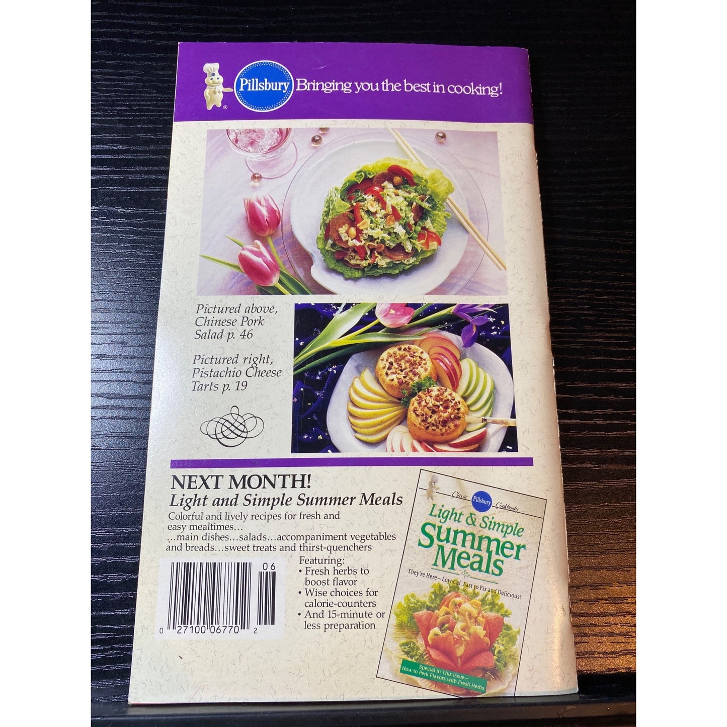 Pillsbury Best Of The Classics Cookbook Booklet 1989 Special Issue