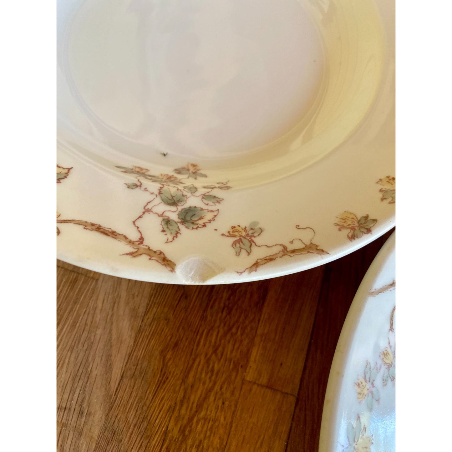 CH Fields Haviland Limodges Floral Ceramic Soup Bowls With Delicate Pattern Set Of 5