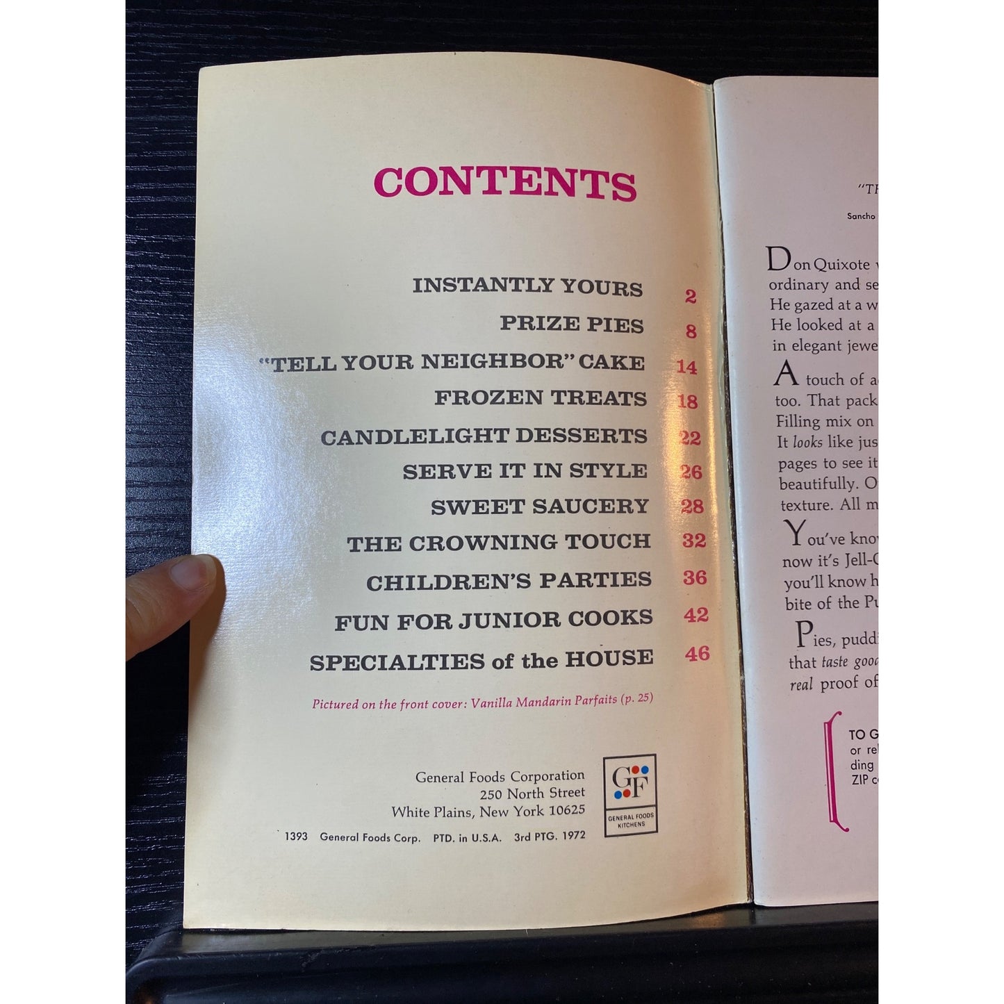 The Proof Of The Pudding Cookbook Booklet 1972 Jello Recipes General Foods
