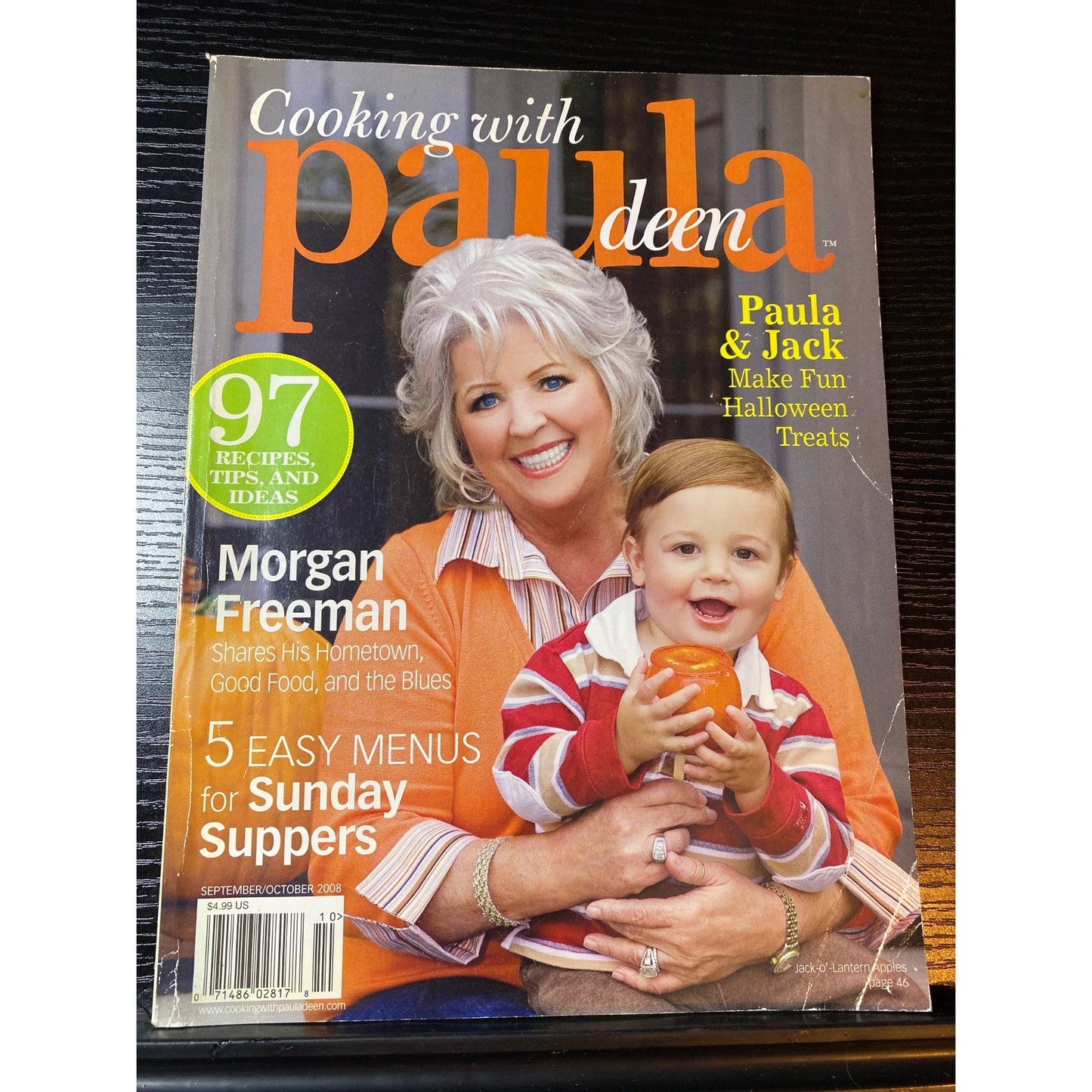 Cooking With Paula Deen Magazine Sept/Oct 2008 Issue With 97 Recipes