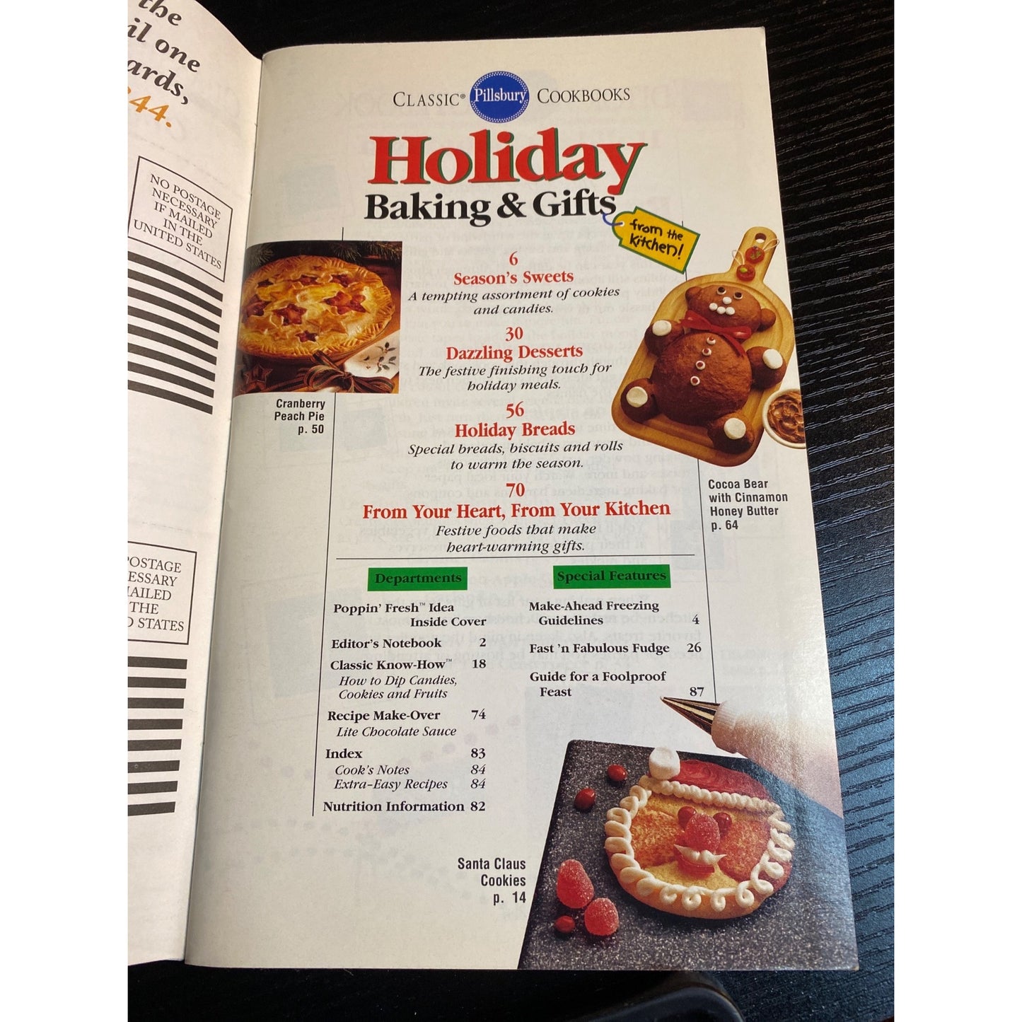 Pillsbury Holiday Baking Gifts 1995 Seasonal Desserts Breads & Festive Ideas