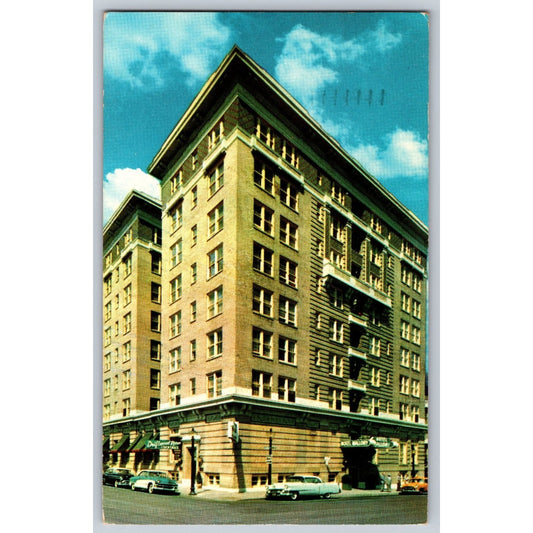 The Dalles OR Oregon Mallory Motor Hotel Portland Chrome Postcard Used