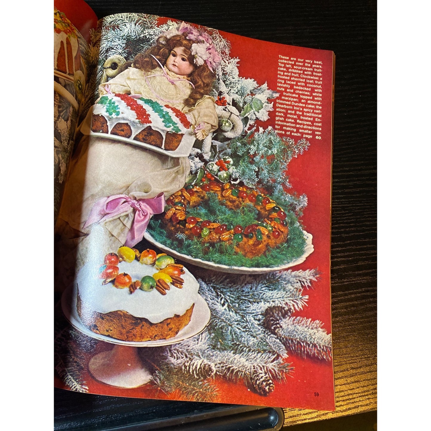 McCalls Holiday Baking And Entertaining Cookbook Magazine 1982 Cakes Desserts