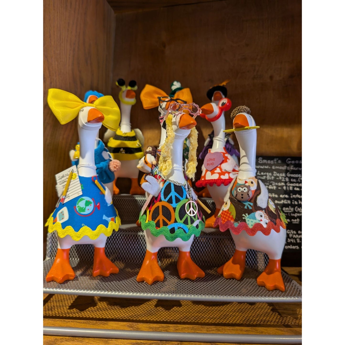 Soul Sister Goose 7" Figurine With Themed Outfit Great for Home or Office!