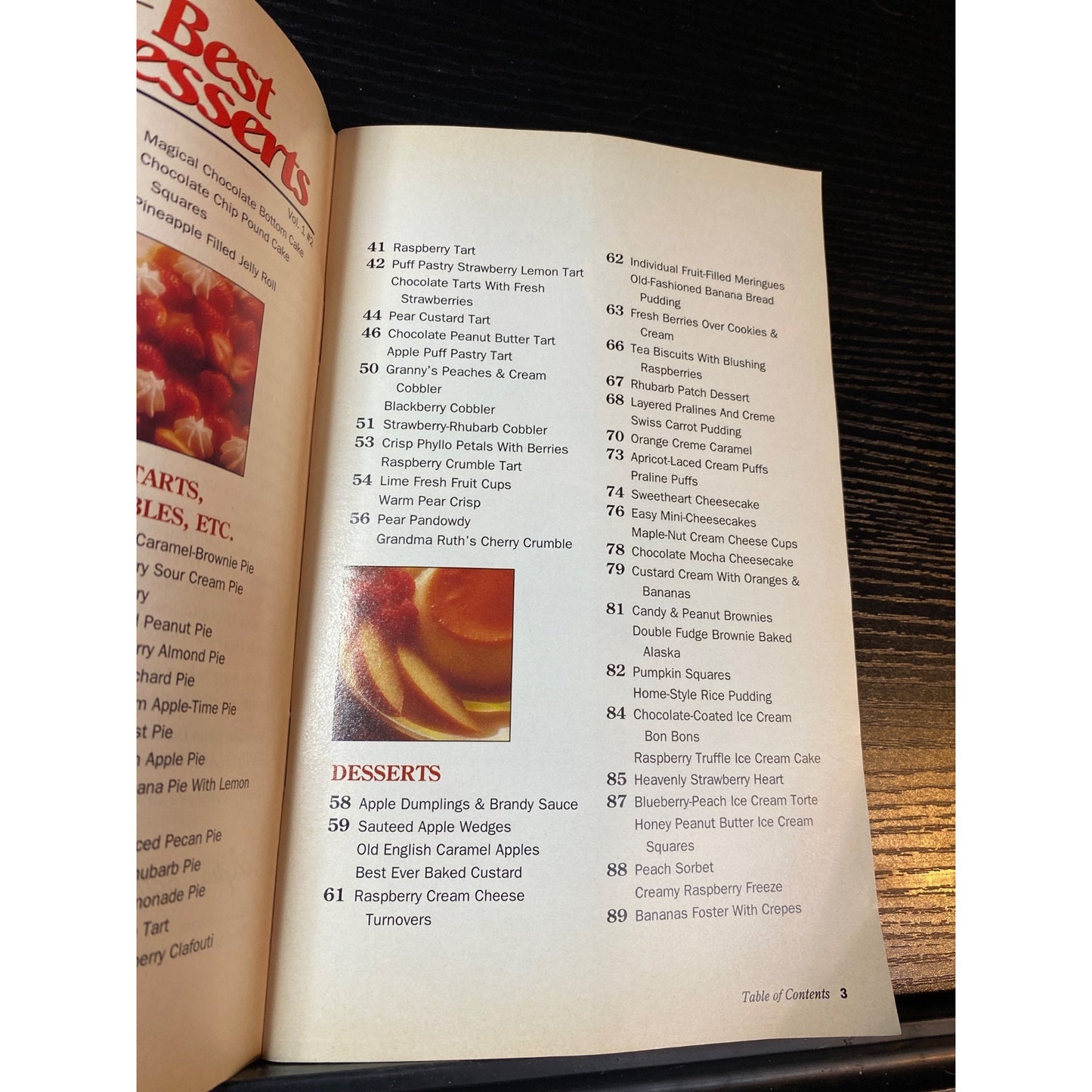 Land O Lakes Recipes Our Best Desserts Cookbook Booklet Vol 1 Issue 2 1992