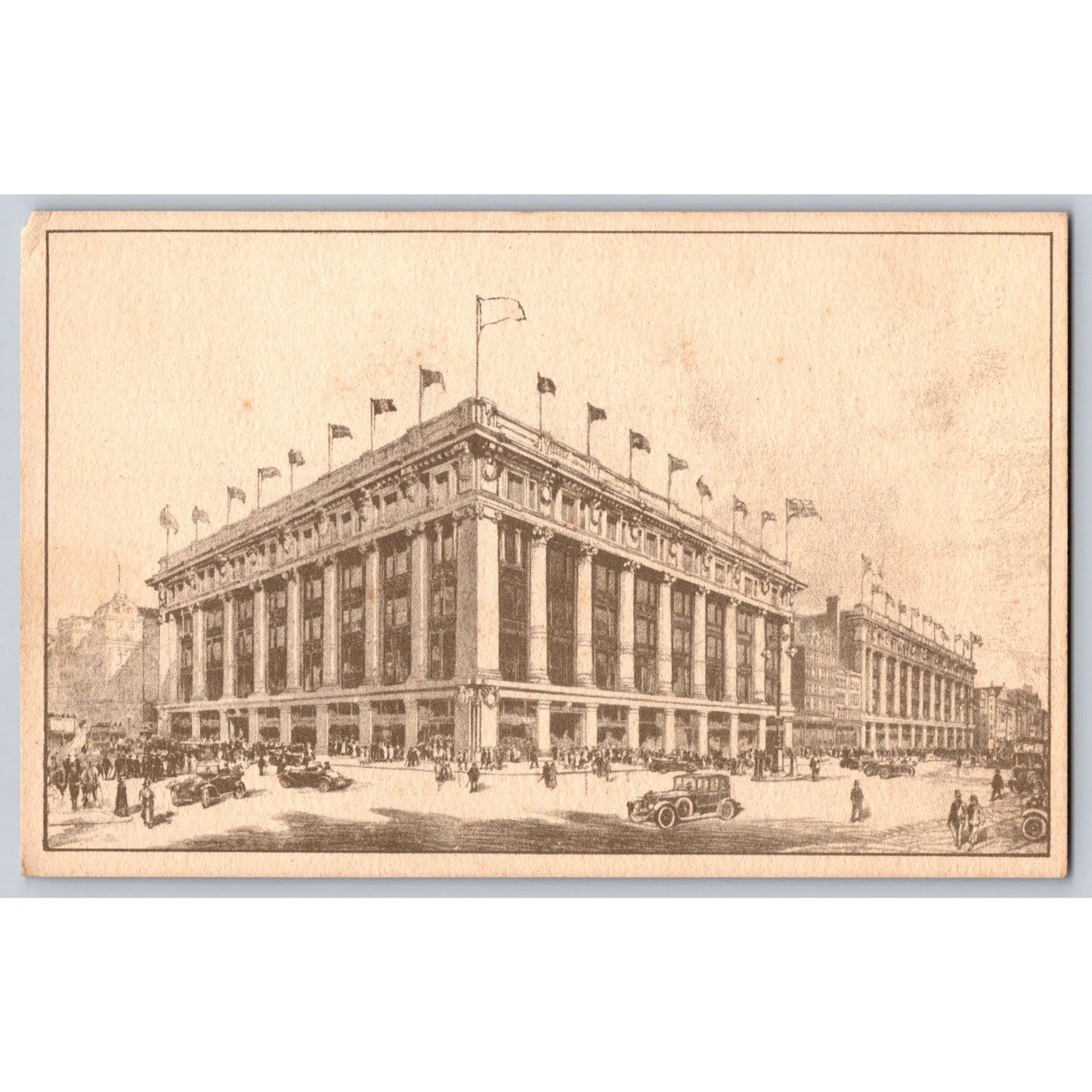 London England Selfridge & Co Ltd Divided Back Postcard Unused