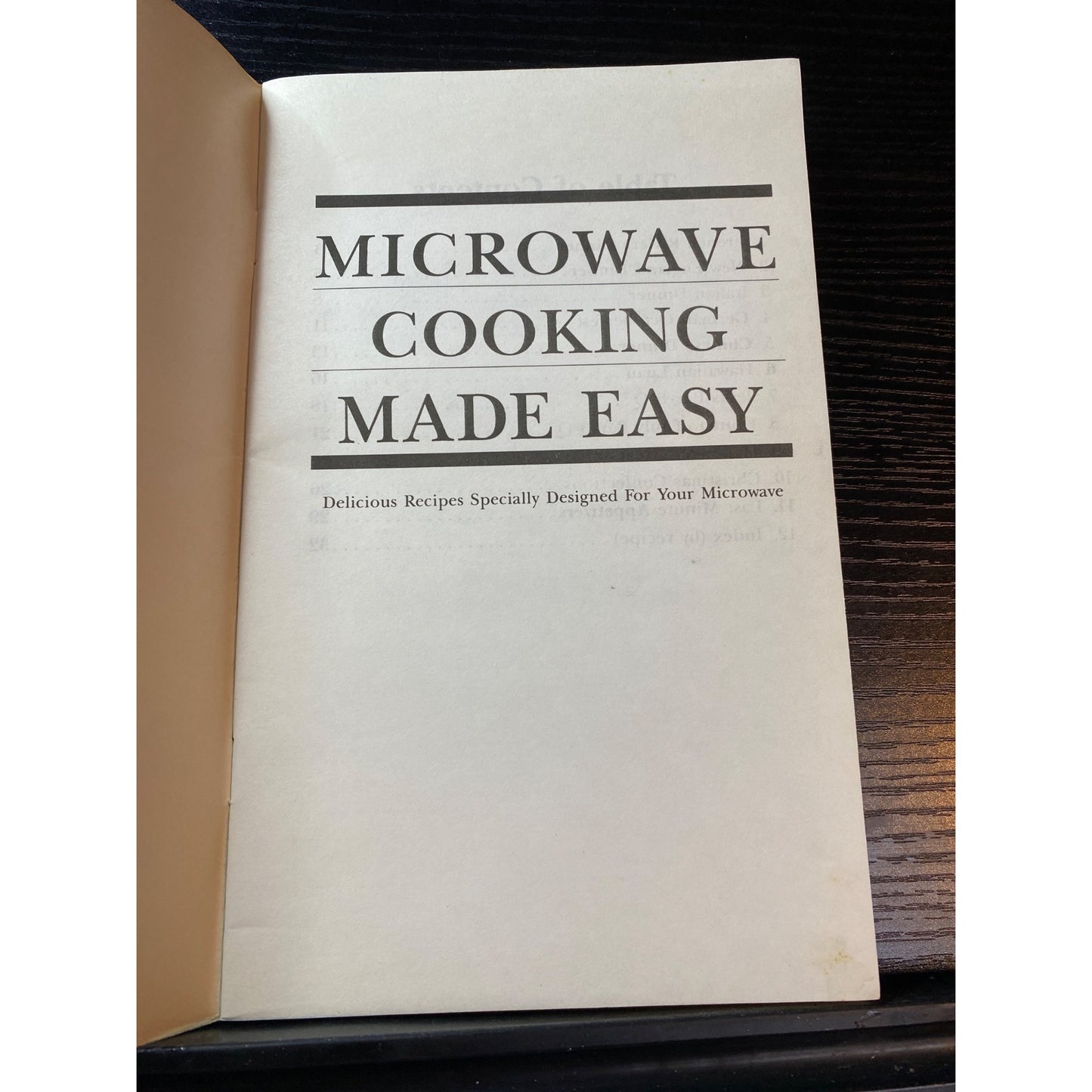 Microwave Cooking Made Easy Michelle A Preston Cookbook Booklet 1980s