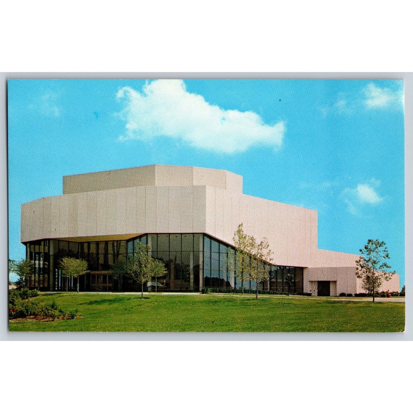 Evanston IL Illinois Northwestern University Pick Staiger Concert Hall Postcard