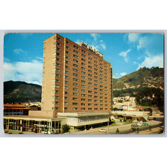 Bogota Columbia Hotel Tequendama Chrome Postcard Unused