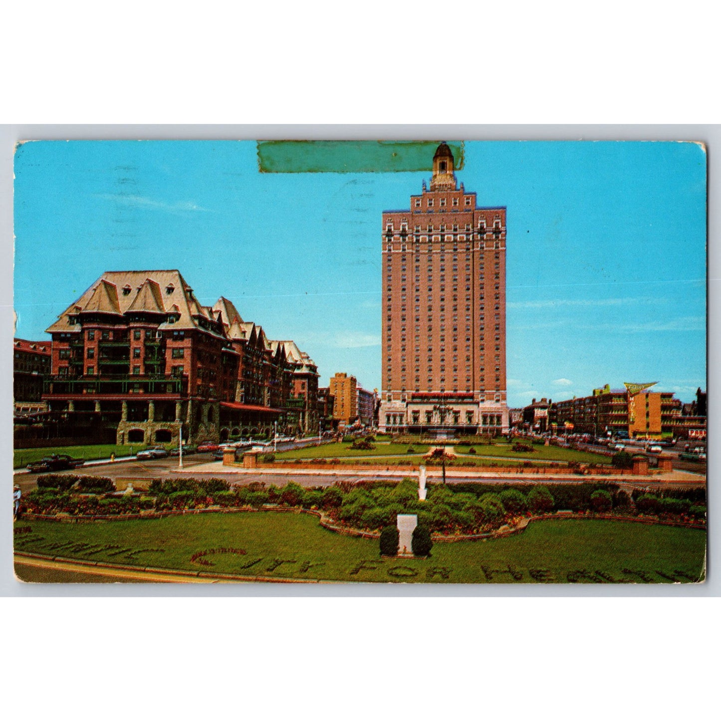 Atlantic City NJ New Jersey Marlborough-Blenheim & Claridge Hotels 1965 Postcard