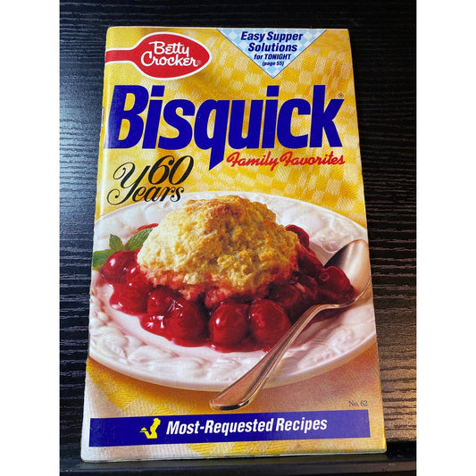 Betty Crocker Bisquick 60 Years Family Favorites Recipe Cookbook Booklet 1991
