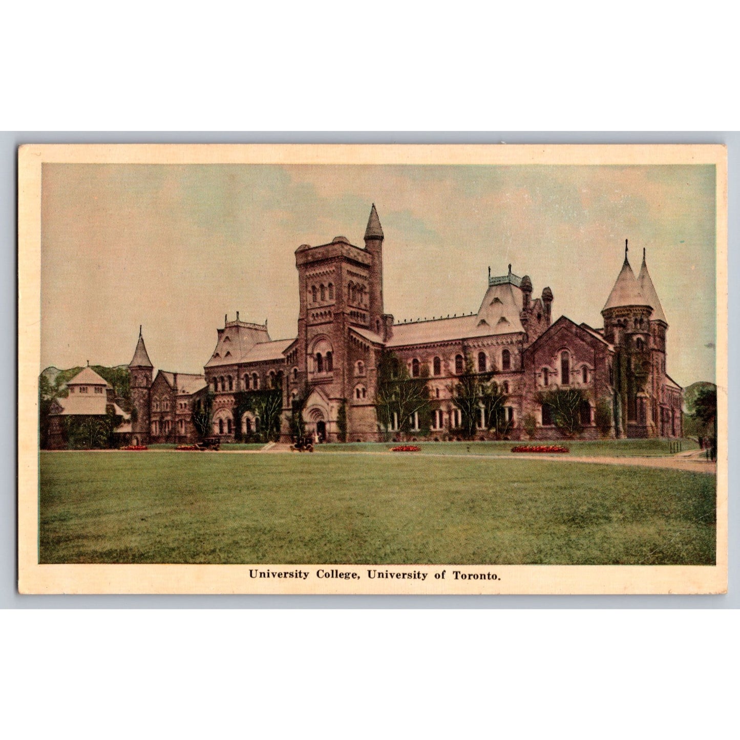 Toronto Canada University of Toronto Architectural 1925 White Border Postcard