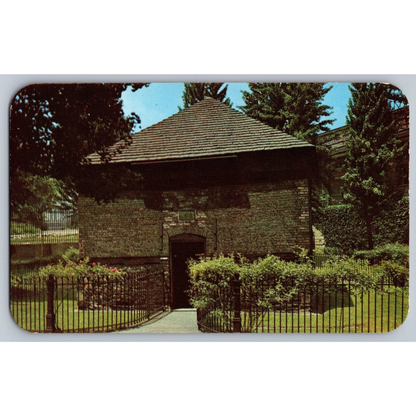 Pittsburgh PA Pennsylvania Block House Fort Pitt Kodachrome Chrome Postcard