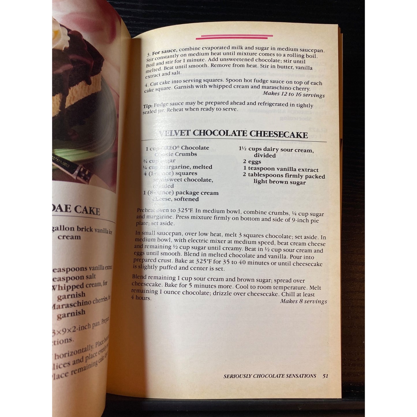 Best Recipes Rich & Gooey Dessert Sensations 1994 Cookbook Booklet