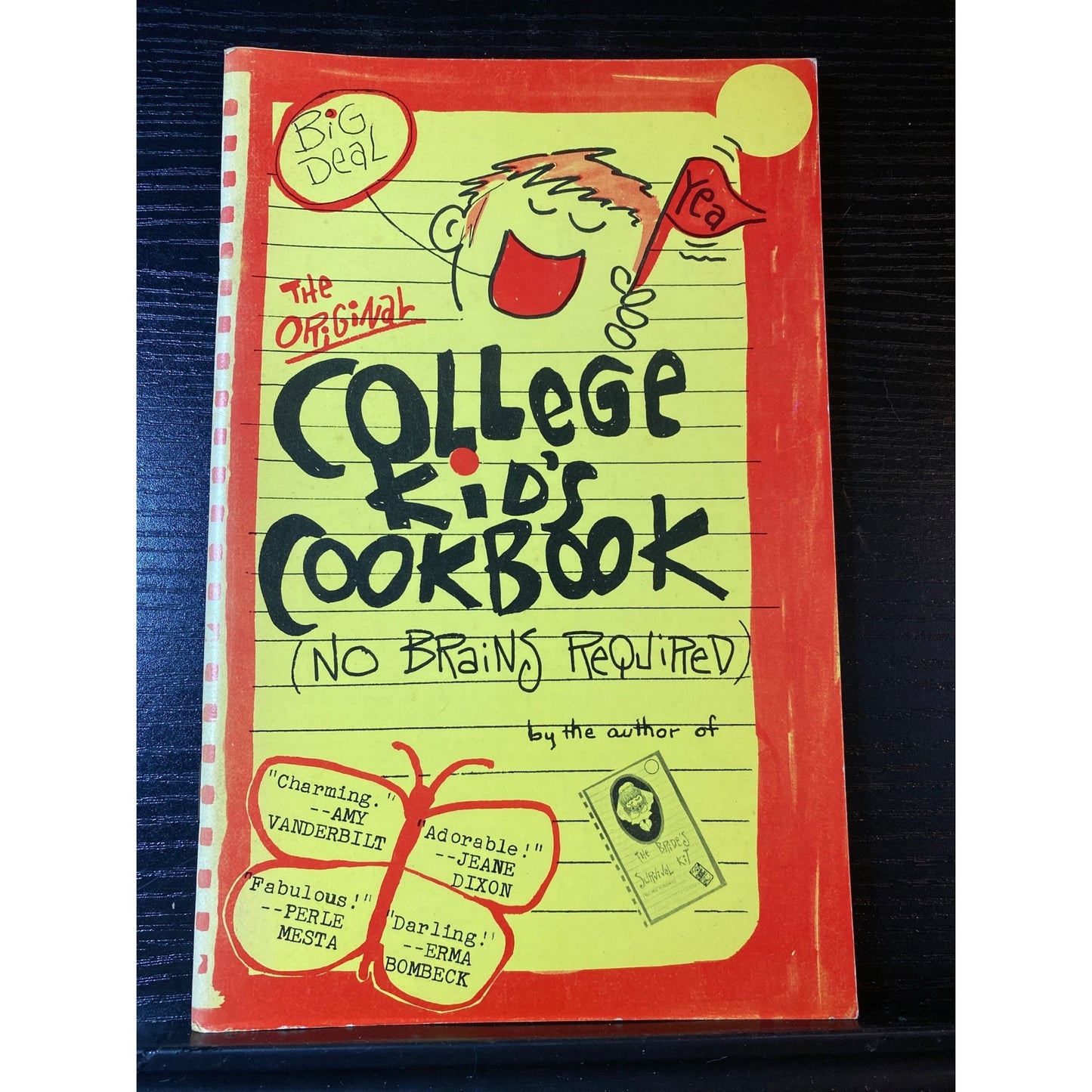 The Original College Kids Cookbook Booklet Marion Hodgson 11th Printing 1976