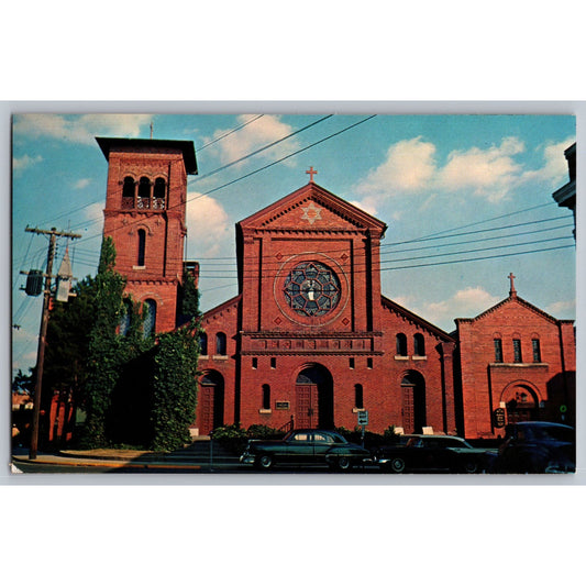 Salisbury MD Maryland St. Peters Episcopal Church 1950s Chrome Postcard Unused