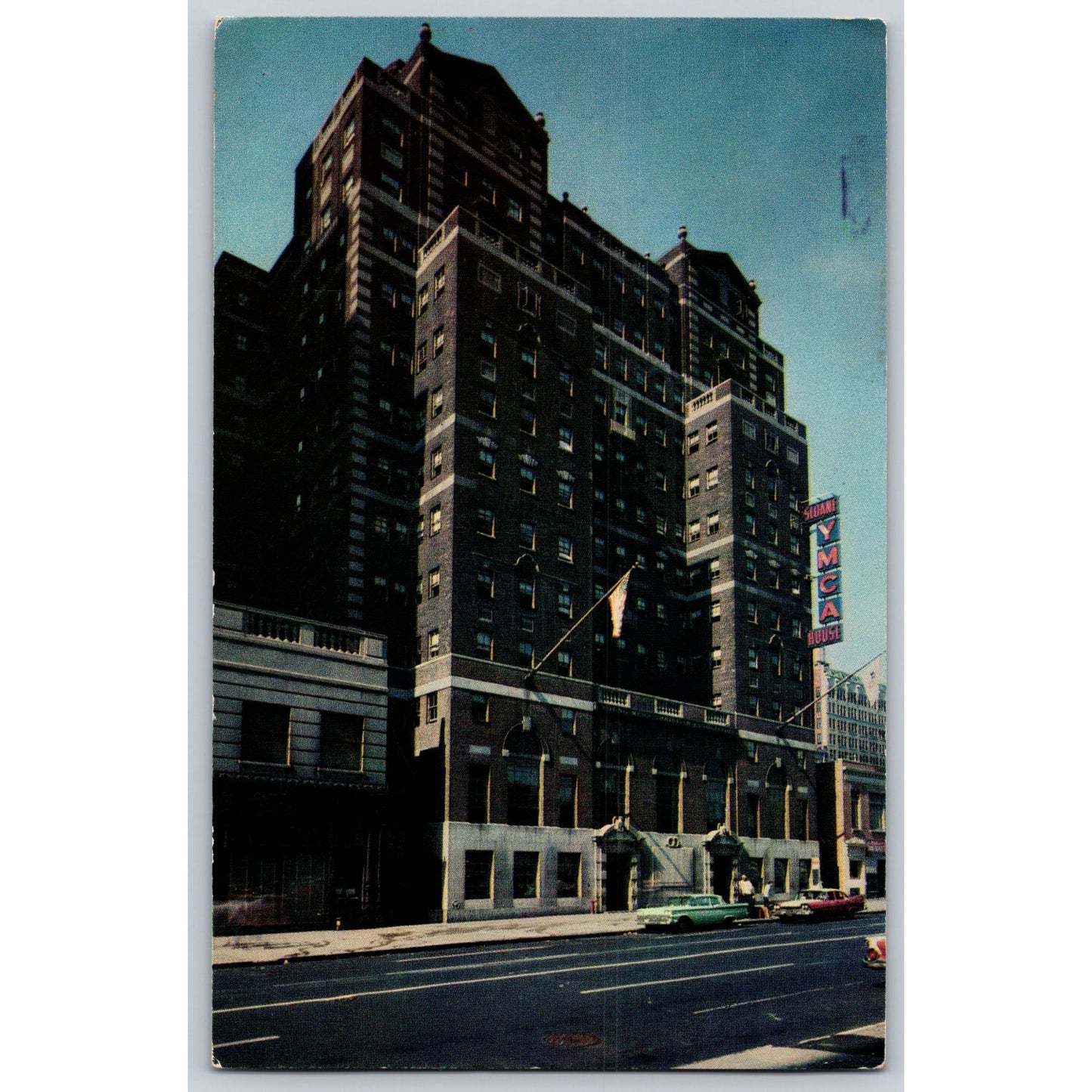 New York City NY William Sloane House YMCA 1950s Chrome Postcard Unused