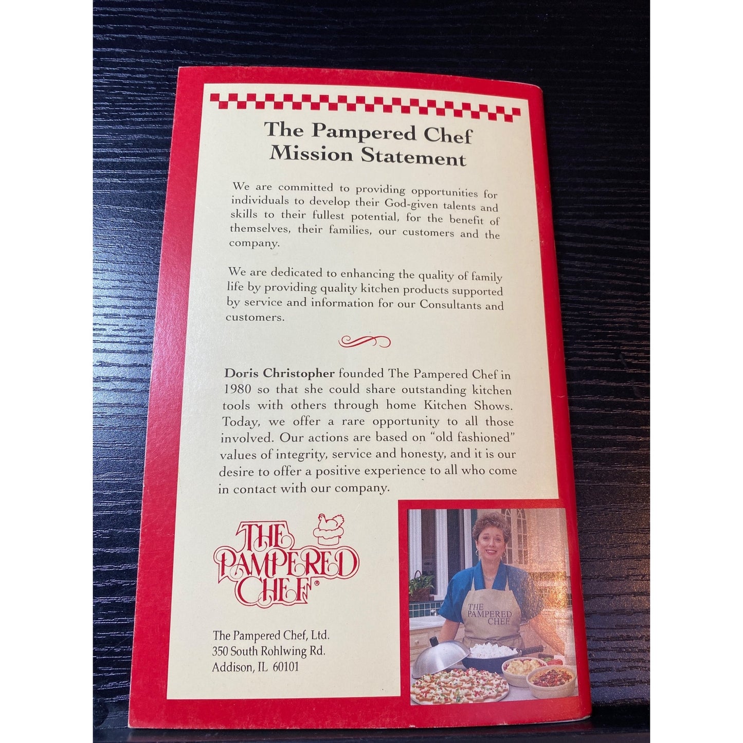 The Pampered Chef Favorites II Recipe 1994 Cookbook Booklet