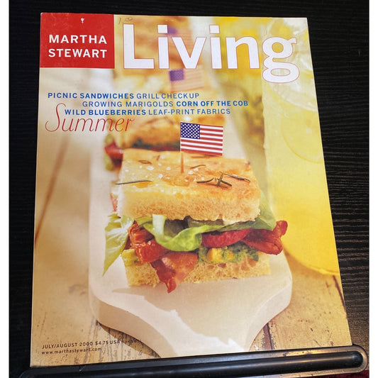 Martha Stewart Living Magazine Jul Aug 2006 Summer BBQ Recipes & Homekeeping