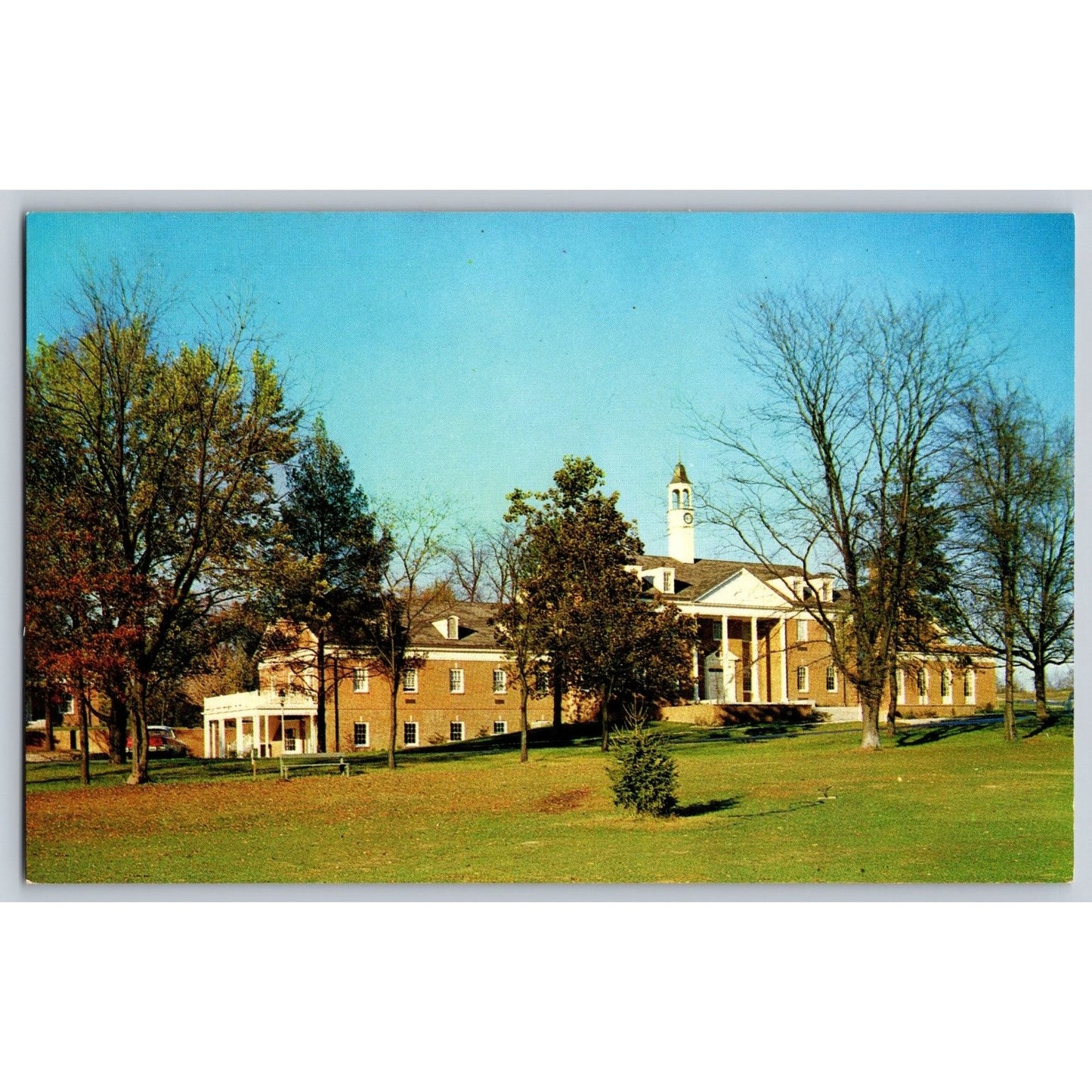 Delaware OH Ohio Methodist Theological School Classroom-Admin Bldg Postcard