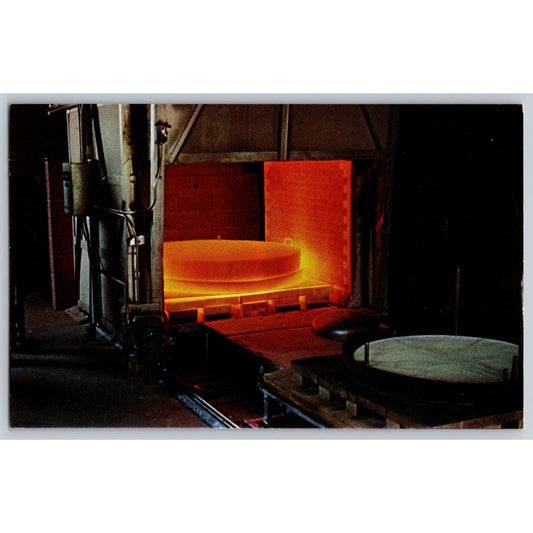 North Hollywood CA California Superweld Corp Hydrogen Atmospher Furnace Postcard