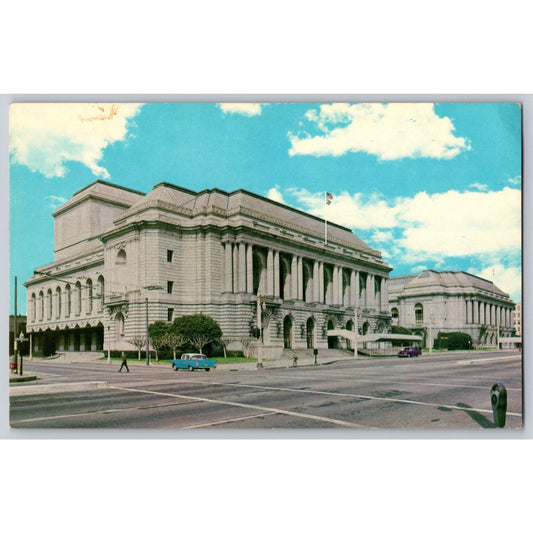 San Francisco CA California Municipal Opera House Chrome Postcard Selithco