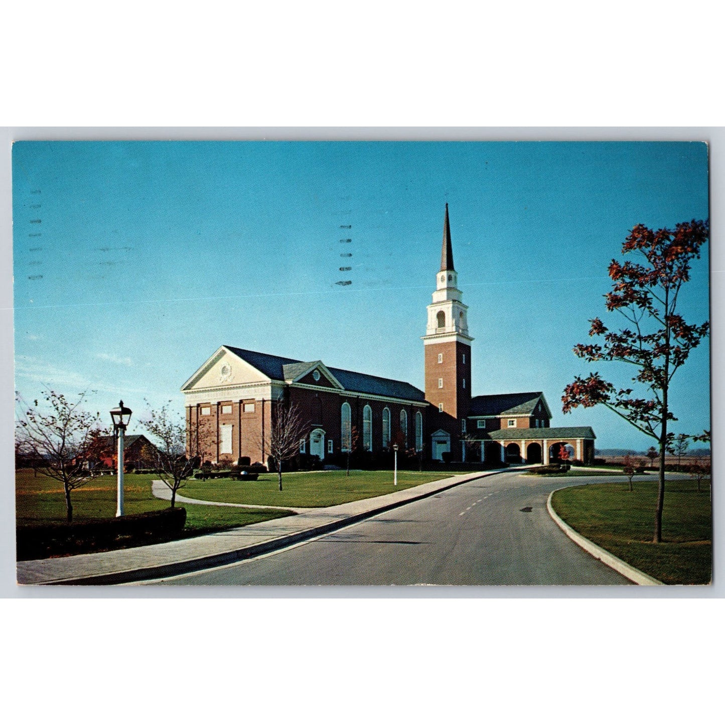 Findlay OH Ohio First Presbyterian Church 1956 Chrome Postcard Harold C Ingall